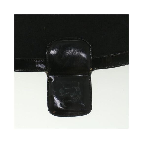 Pre Loved CELINE  C Macadam Canvas Horse Carriage Shoulder Bag Black Auth bs8998 - Picture 10 of 10